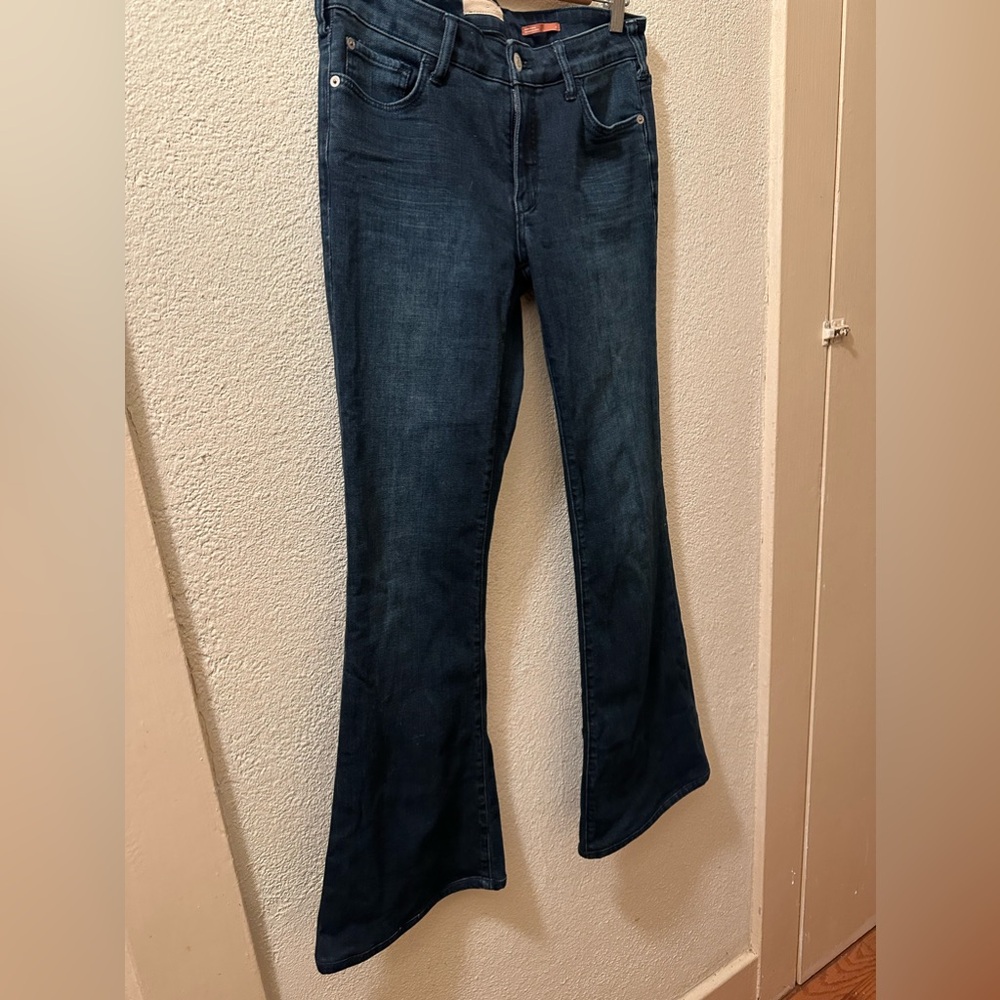 Pilcro Dark Blue Flare Jeans